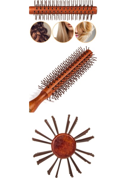 Turk Fön ve Tarama Fırçası Ahşap 2 Li Set fiyatları