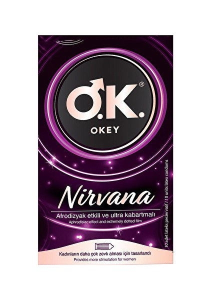 Okey Prezervatif Nirvana 10'lu (3 Adet)