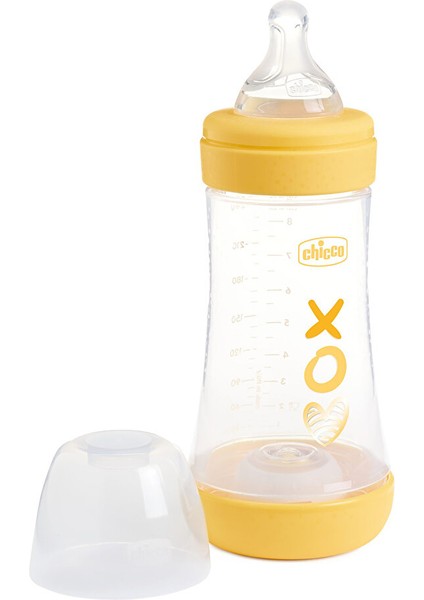 Perfect5 Antikolik Biberon Pp 240ML - Sarı (3 Adet)