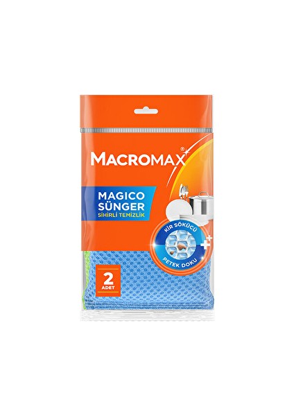 Macromax Sünger Magico 2 Li (4 Adet)