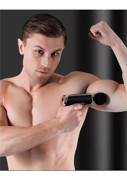 Mini Fascial Gun Profesyonel Şarjlı Masaj Aleti 4 Başlıklı KH-800