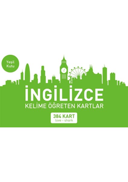 Ingilizce Kelime Öğreten Kartlar Yeşil Kutu