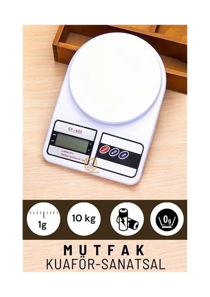Bfs Hassas Mutfak Terazisi Kuaför Terazisi 10 kg