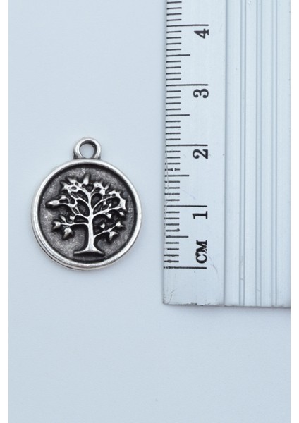Minimal Hayat Ağacı Gümüş Kaplama Deri İp Kolye modelleri