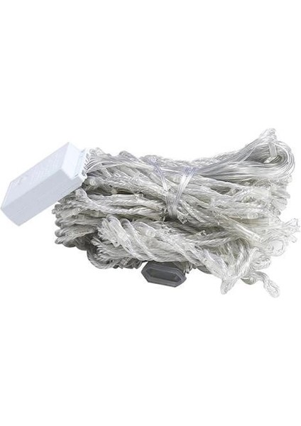 8 Fonksiyonlu 200 LED 10 Saçak Şerit LED 2x2 Perde Ip LED (Gün Işığı) indirimleri