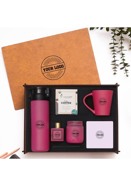 Vıp Ahşap Kutulu Kurumlara Özel Hediye Seti 3626-04