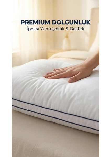 2 Adet Anti-Alerjik Nano Jel Yastık 50X70 Yıkanabilir Pamuk fiyatları