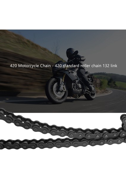 420 Motosiklet Zinciri - 420 Standart Roller Zinciri 132 Bağlantı + 110CC 125CC Kir Çukur Bisikleti Için Zincir Breaker Atv Quad Go Kart Scooter Mini Bike (Yurt Dışından) fiyatları