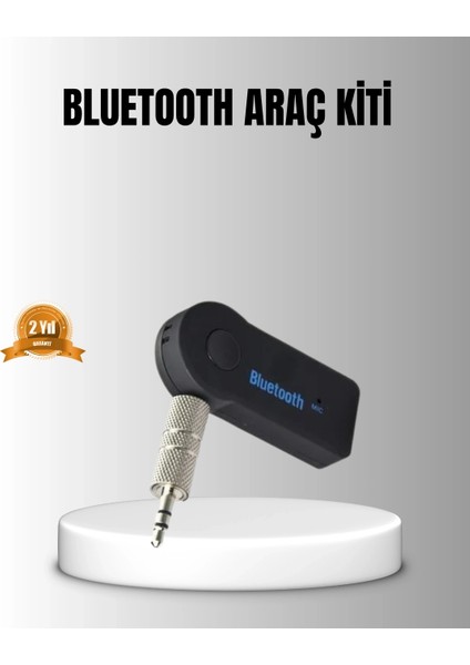 Bluetooth Aux Araç Kiti Eller Serbest Müzik Çalar Dahili Mikrofonlu