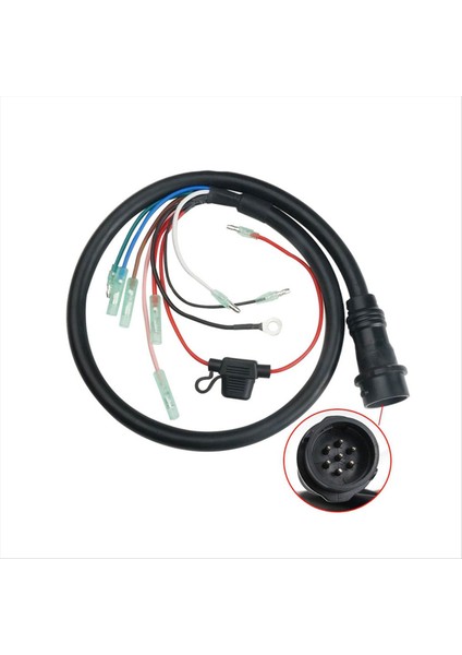 61T-82590-00 Dıştan Takma 7pin Tel Kablo Demet Sertlik Yamaha Dıştan Takma Motor 2t 25HP 30HP C25 C30 Parsun Hidea Seepro (Yurt Dışından) indirimleri