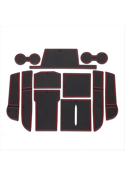 Tesla Model 3 Için Highland 2024 Kapı Yuvası Pad Su Kupası Yuvası Toz Geçirmez Koruyucu Pad Depolama Padü Depolama Pedi (Yurt Dışından)