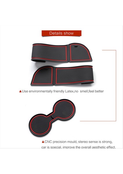 Tesla Model 3 Için Highland 2024 Kapı Yuvası Pad Su Kupası Yuvası Toz Geçirmez Koruyucu Pad Depolama Padü Depolama Pedi (Yurt Dışından) modelleri