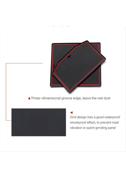 Tesla Model 3 Için Highland 2024 Kapı Yuvası Pad Su Kupası Yuvası Toz Geçirmez Koruyucu Pad Depolama Padü Depolama Pedi (Yurt Dışından) fırsatları