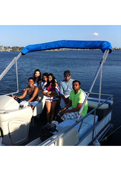 Tekne Üst Kapağı Oxford Kumaş Bimini Üst Yat Kapağı Güneşlik Tekne Tente Uv Işınlarına Karşı Güçlü Koruma 61-72 Inç C (Yurt Dışından)