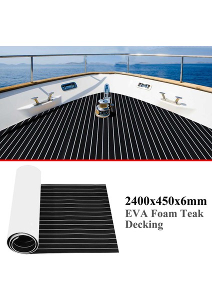 Kendi Yapışkan Eva Köpük Tik Demirleme Yat Deniz Döşeme Sentetik Tekne Zemin Mat 2400X450X6MM (Yurt Dışından) fiyatları