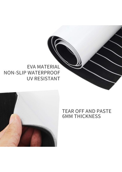 Kendi Yapışkan Eva Köpük Tik Demirleme Yat Deniz Döşeme Sentetik Tekne Zemin Mat 2400X450X6MM (Yurt Dışından) fırsatları