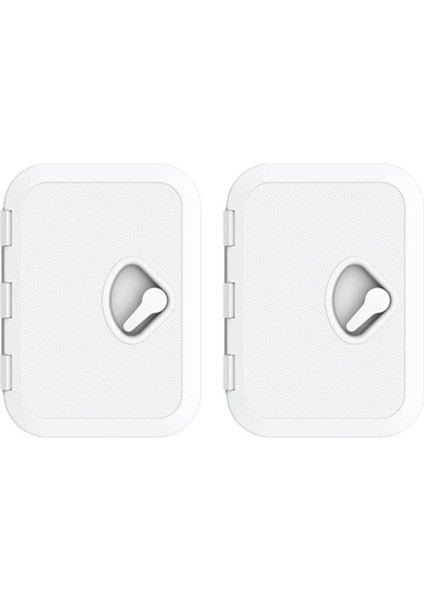 2pcs 270 x 375MM Plastik Anti -Yaşlanma Anti Ultraviyole Beyaz Güverte Deniz Kapak Güverte Erişim Hatch Boat Hatch Muayene Kapağı (Yurt Dışından)