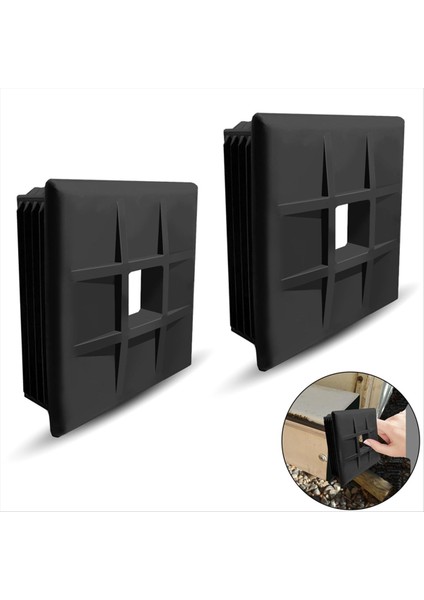 2 Paket Koruyucu Rv Tampon Fiş Uç Kapağı 4 Inç Rv&#39 Ler Için Optimize Edilmiş Kampçılar Dayanıklı Seyahat Römork Ekipmanı (Yurt Dışından) fiyatları