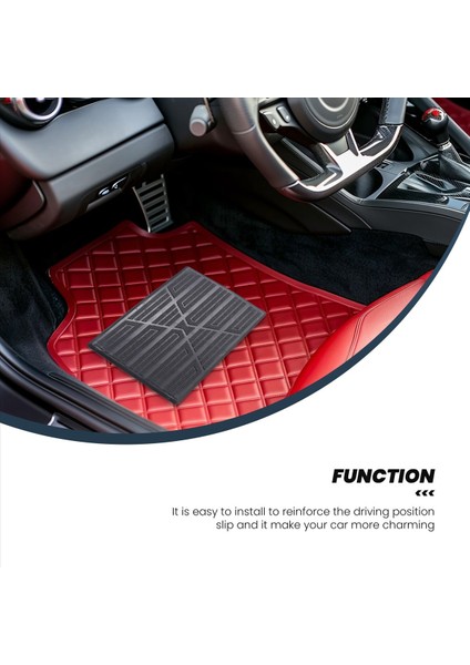 Evrensel Araba Zemin Mat Pad Topuk Ayak Halı Pedalı Yama Kapağı Ön Anti -Sıdlı Pedal Mat - 25X16CM (Yurt Dışından) modelleri