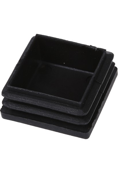 40MM x 40MM Plastik Kare Tüp Ekleri Uçlu Kapak Kapakları Siyah 10 Adet (Yurt Dışından) fırsatları