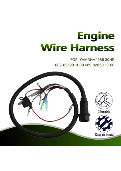 689-82590-11-00 Yamaha Dıştan Takma 2t 20HP 25HP 30HP Için Tel Kablo Demeti Düzeneği (7pin) 689-82590-11 Tekne Motoru Parçaları (Yurt Dışından) fiyatları