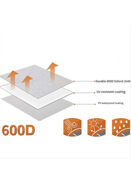 Tekne Üst Kapağı Oxford Kumaş Bimini Üst Yat Kapağı Güneşlik Tekne Tente Uv Işınlarına Karşı Güçlü Koruma 61-72 Inç B (Yurt Dışından) modelleri