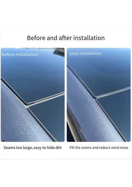 Tesla Model Y Su Geçirmez ve Gürültü Azaltma Için Çatı Sunroof Sızdırmazlık Şeridi Güneşli Sızdırmazlık Şeridi Tesla Modifikasyonu (Yurt Dışından) fiyatları