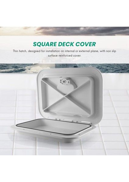 270 x 375MM Plastik Anti -Yaşlanma Ultraviyole Beyaz Güverte Deniz Kapağı Güverte Erişim Kapağı Tekne Kapakları Denetim Yat Kapağı Rv (Yurt Dışından) fiyatları