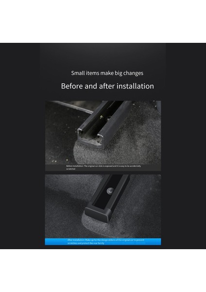 Araç Anti-Collision Koruma Kapağı Tesla Model Y 3 Iç Modifikasyon Aksesuarları Için Koltuk Kaydırma Koruma Kapağı (Yurt Dışından) fırsatları