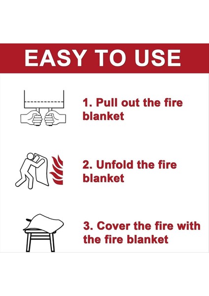 2 Adet Acil Yangın Battaniyesi Yangın Battaniyesi Mutfak Izgara Şömine Için Yangın Söndürme Battaniyesi (39 4 Inç x 39 4inch) (Yurt Dışından) fiyatları