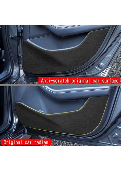 Araba Lychee Deri Deri Kapı Koruyucu Pad Kapı Tahtası Mazda 3 Axela 2022+ (Yurt Dışından) indirimleri
