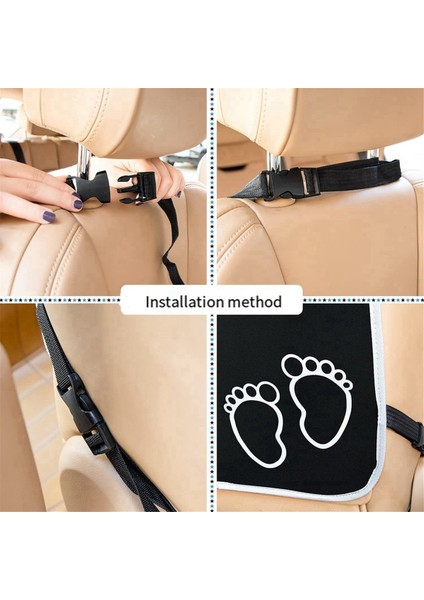 Araba Kick Mat Baby Çocuk Anti-Bick Mat Pad Araba Koltuk Koruyucusu Çocuk Su Geçirmez Koruma Için Arka Koltuk Kapağı (Yurt Dışından) indirimleri
