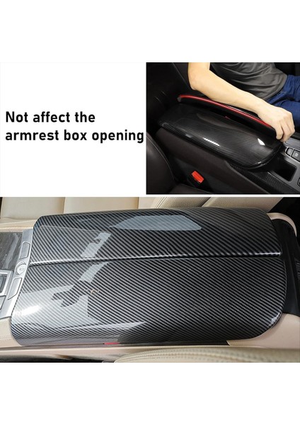 Araba Merkezi Konsolu Koltuk Kutusu Kapağı Koltuk Paneli Panel Panel Karbon Fiber Küplük Kılıfı Bmw X5 F15 X6 F16 (Yurt Dışından) fiyatları