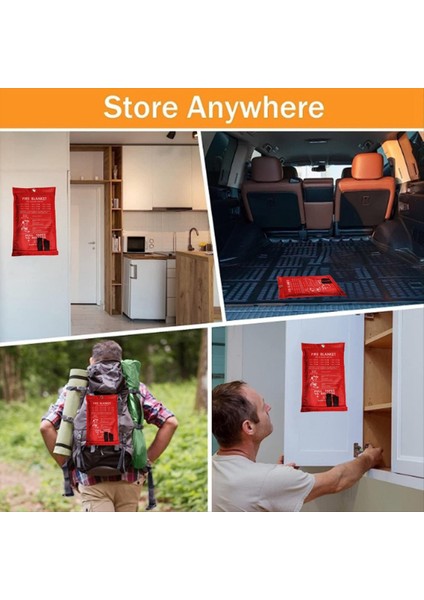 2 Adet Acil Yangın Battaniyesi Yangın Battaniyesi Mutfak Izgara Şömine Için Yangın Söndürme Battaniyesi (39 4 Inç x 39 4inch) (Yurt Dışından) indirimleri