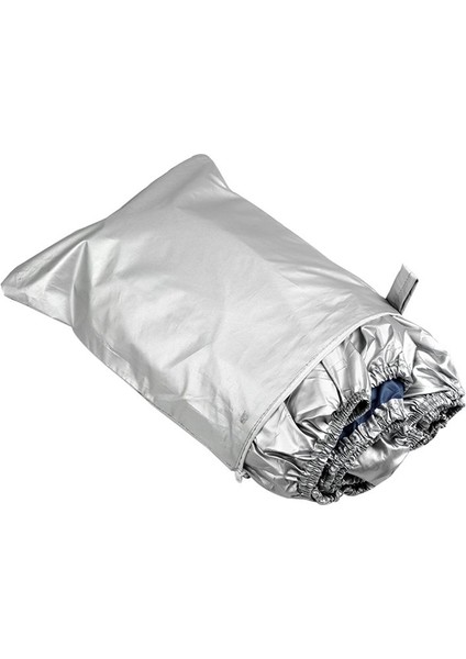 Tekne Kapağı Açık Mekan Koruma Su Geçirmez Yansıtıcı Oxford Kumaş V-Hull Runabouts ve Tekneler Için 11-13FT (Yurt Dışından)