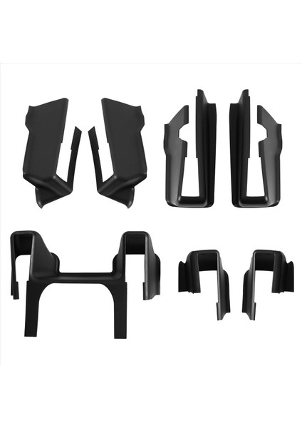 Tesla Model Y 21-24 Koltuk Köşesi Ön Koruma Altındaki Ön Arka Koltuk Slide Raylar Koruyucu Kapak Anti-Hickor Dekor Koruması (Yurt Dışından)