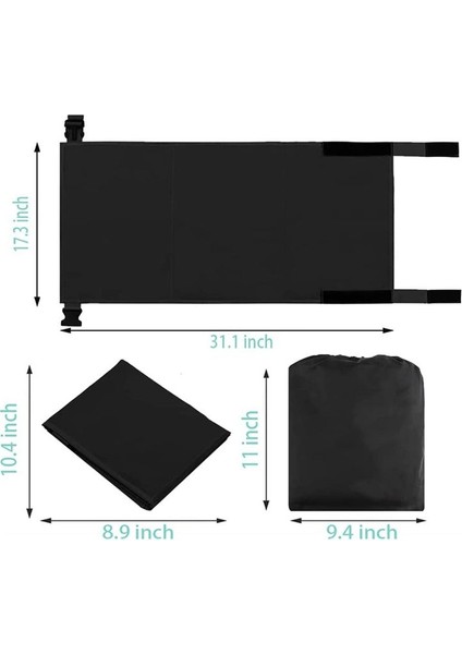 Çocuklar Için Uçak Ayak Dönemi Taşınabilen Toddler Seyahat Ayak Hammock Uçak Koltukları Genişletici Bacak Çocukları Için (Siyah) (Yurt Dışından) fiyatları