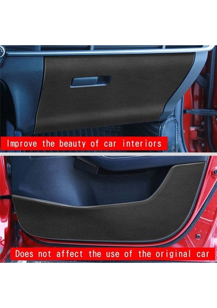 Araba Clychee Cilt Deri Kapı Koruyucu Pad Kapı Tahtası Mazda Cx-30 CX30 2022+ Rhd Için Anti-Keneferlik Anti-Düzenli Pad Mat Rhd (Yurt Dışından) modelleri