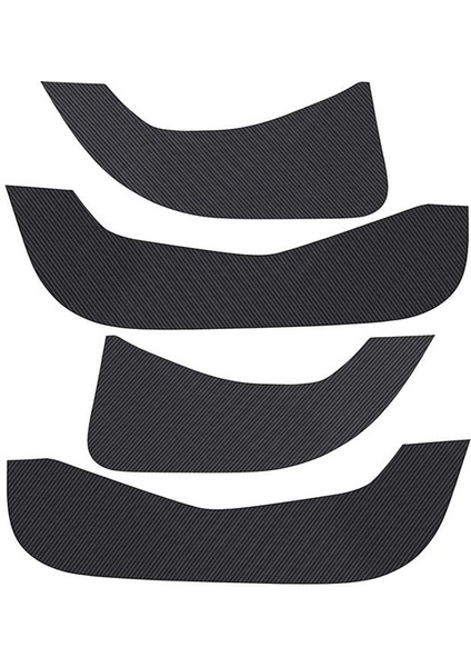 Araba Karbon Fiber Deri Kapı Koruyucu Ped Kapısı Tahtası Anti-Tekme Ped Mazda Için Anti-Sert Ped Mat Kapağı 3 Axela 2022+ (Yurt Dışından)