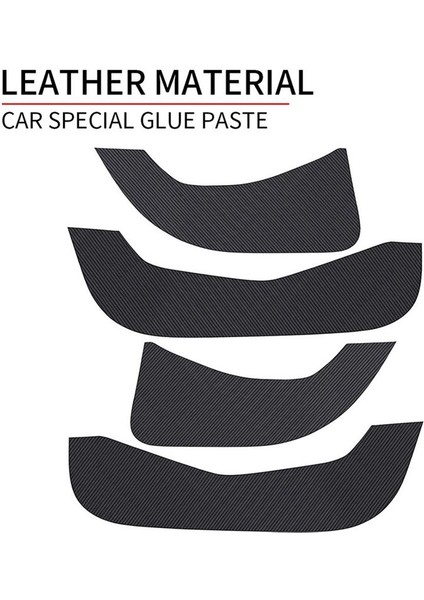 Araba Karbon Fiber Deri Kapı Koruyucu Ped Kapısı Tahtası Anti-Tekme Ped Mazda Için Anti-Sert Ped Mat Kapağı 3 Axela 2022+ (Yurt Dışından) fiyatları