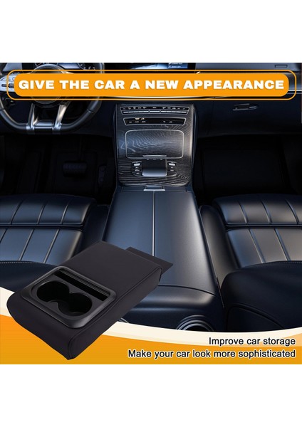 Araç Kol Dayama Kutusu Ped Yorgunluk Karşıtı Dirsek Destek Ped Arka Koltuk Bardağı Tutucu Depolama ile Evrensel Merkezi Kol Dayama Pedi Siyah (Yurt Dışından) fırsatları