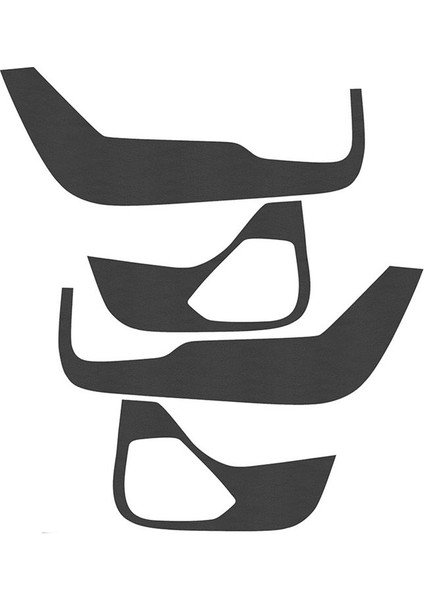 Araba Lychee Cilt Deri Kapı Koruyucu Pad Kapı Tahtası Mazda Cx-5 Cx5 2022+ Için Anti-Steril Pad Mat Kapağı (Yurt Dışından)