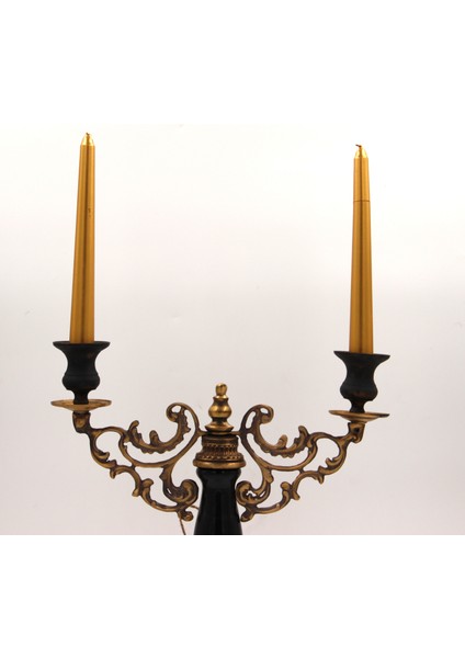 El Yapımı Mermer Taşlı Bronz Şamdan modelleri