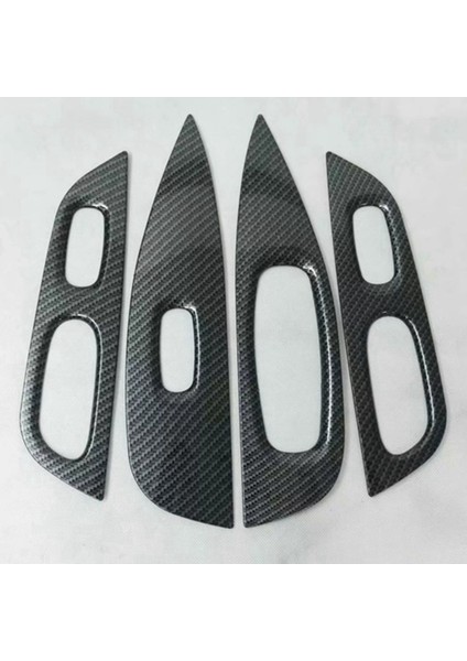Karbon Fiber Araba Su Bardağı Tutucu Kapak Abs Pencere Kontrol Paneli Cam Asansör Anahtarı Kapağı Trim Araba Stili Aksesuarları (Yurt Dışından) modelleri