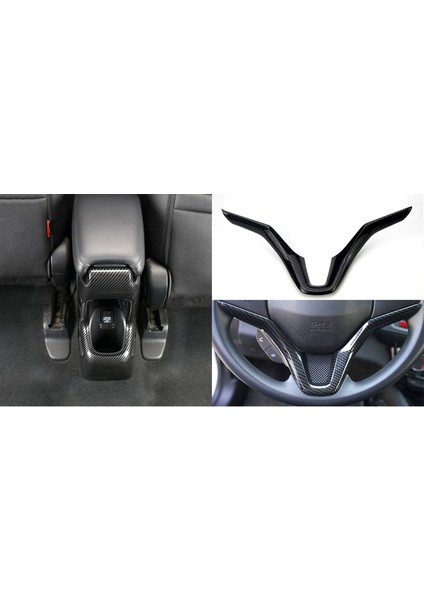 Arka Koltuk Art Resim Kutusu Anti Kick Kapak Honda Hr-V Hrv Vezel 2016 2018 2018 2019 ve Direksiyon Simidi Paneli Kapak Döşeme (Yurt Dışından) fiyatları