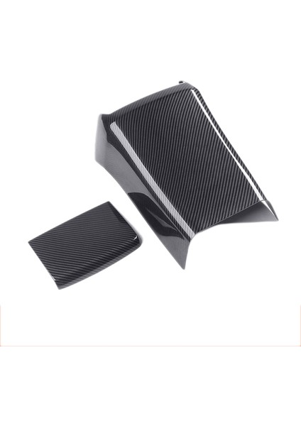 Karbon Fiber Araç Arka Arka Köşeli Kutu Anti-Hick Plaka Art Resim Paneli Trim Kapak Honda Civic 10TH 2016-2019 Koltuk Postası Kutusu Anti-Bick Trim (Yurt Dışından)