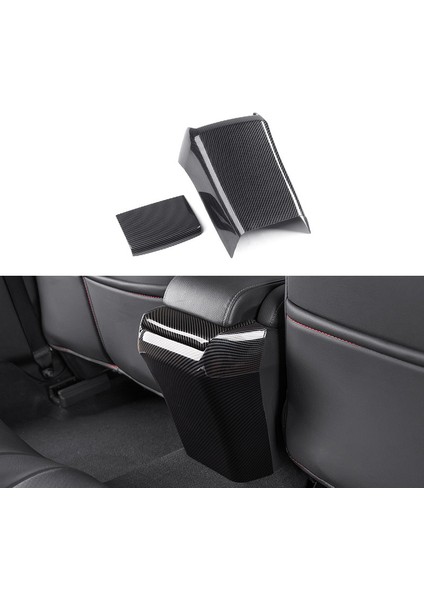 Karbon Fiber Araç Arka Arka Köşeli Kutu Anti-Hick Plaka Art Resim Paneli Trim Kapak Honda Civic 10TH 2016-2019 Koltuk Postası Kutusu Anti-Bick Trim (Yurt Dışından) fiyatları