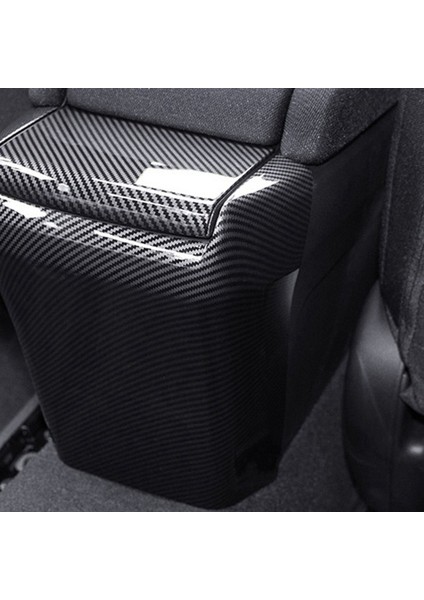 Karbon Fiber Araç Arka Arka Köşeli Kutu Anti-Hick Plaka Art Resim Paneli Trim Kapak Honda Civic 10TH 2016-2019 Koltuk Postası Kutusu Anti-Bick Trim (Yurt Dışından) fırsatları