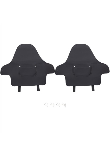 Tesla Model 3+ Için Yeni Model 3 2024 Ön Koltuk Arka Koltuk Anti-Bick Pad Deri Koruyucu Kapak Koruma (Yurt Dışından)