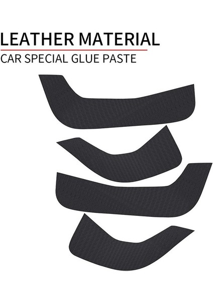 Araba Karbon Fiber Deri Kapı Koruyucu Ped Kapı Tahtası Anti-Tekme Ped Anti-Sert Ped Mat Kapak Mazda Cx-30 CX30 2022+ (Yurt Dışından) indirimleri